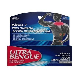 ULTRA BENGUE - Gel. Para el tratamiento de la inflamación, dolor y limitación funcional en transtornos muculoesqueleticos.Tubo con 65g.