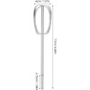 4piezas Accesorios Batidor Manual Acero Inoxidable Varillas para Mezclar y