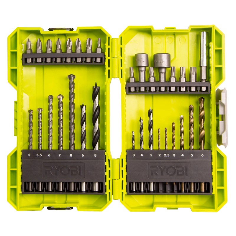 Ryobi RAK32DDMIX Mixed Drilling and Screwdriving Bit Set (32 Piece)