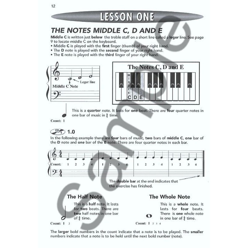 Piano Manual (Complete Learn to Play)