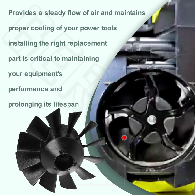 543752001 Blower Fan for Ryobi RY404010 RY404013 RY404014