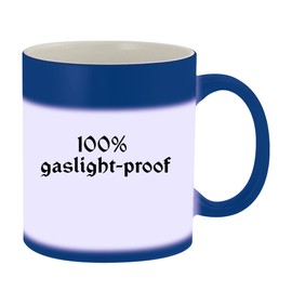 Knick Knack Gifts 100% Gaslight-Proof - 11oz Magic Color Changing Mug, Blue