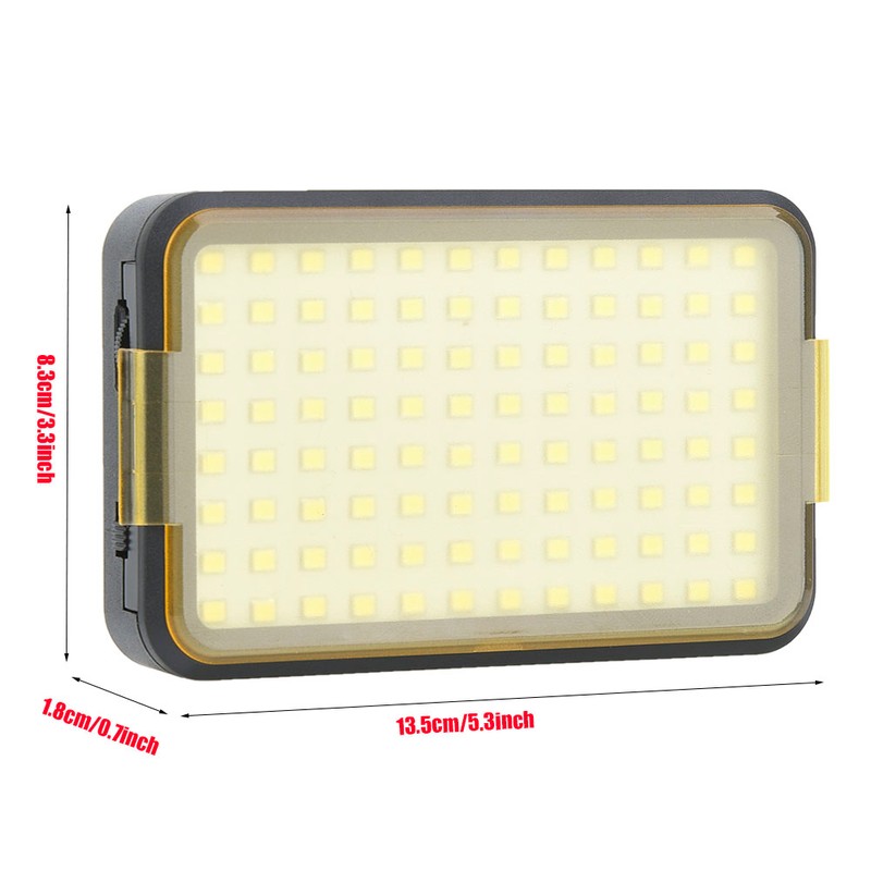 VBESTLIFE PAD160 Video LED Light 3200-6000K Stepless Dimmable with NP-F550