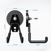 2-Pack Large Heavy-Duty Magnetic Garage Hooks - Strong Magnetic Tool