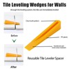 Tile Leveling System Wedges, Akozon Tile Leveling Wedge Reusable Wedges