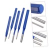 DOITOOL 5pcs Heat Treated Pin Punch Cylindrical Drilling Tool for