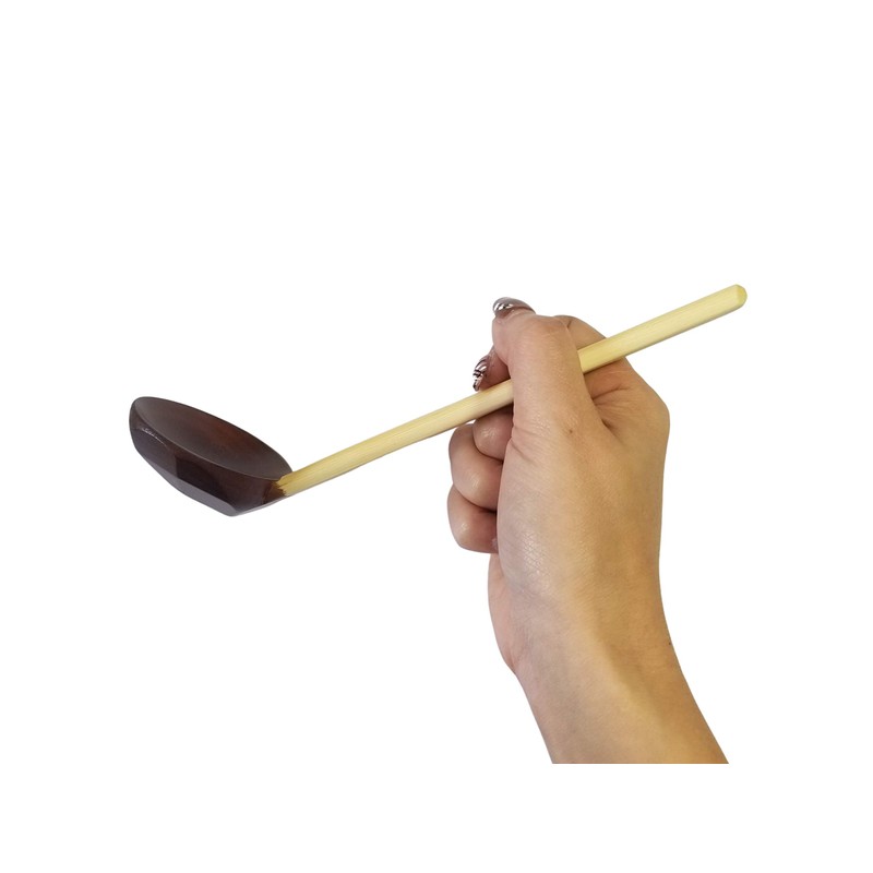 Kikusui Japanese Bamboo Wood, Oval Astragus, Small Pot, Ramen