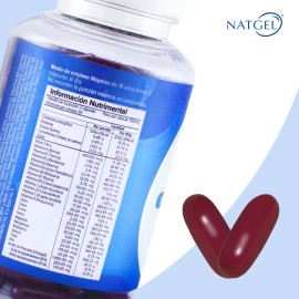 Natgel | Men Multivitamínico + Omega 3 | 120 softgels de 1300 mg