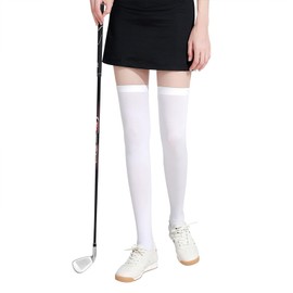 HPLSZCN Summer Sun Protection Golf Socks UPF 50+ Ice Silk Breathable Cool Long Thigh High Socks
