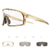 SCVCN Photochromic Cycling Glasses Sports Sunglasses Clear Men Women Bicycle