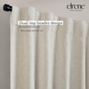 Elrene Home Fashions Harrow Solid Texture Blackout Single Window Curtain