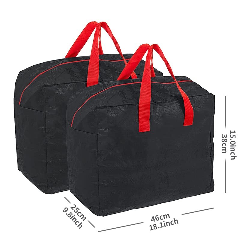 Ram® BLACK 3 Pieces Large Christmas Tree Bag With 2