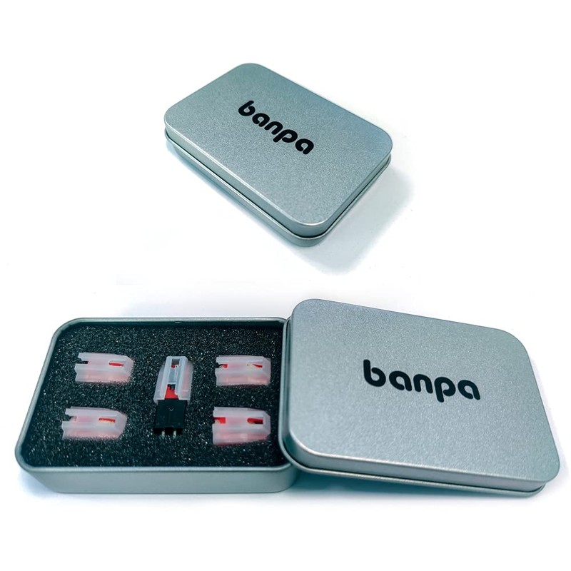 Record Player Needle, 1 PC Record Player Cartridge with 4