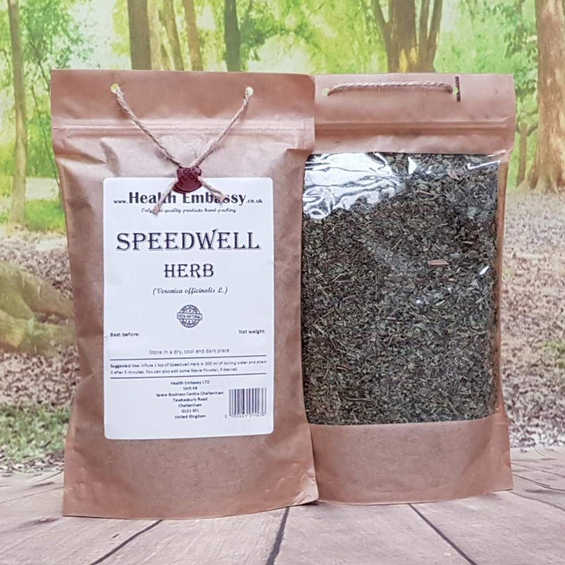 Health Embassy Speedwell Herb (Veronica Officinalis – Veronicae Herba) (100g)
