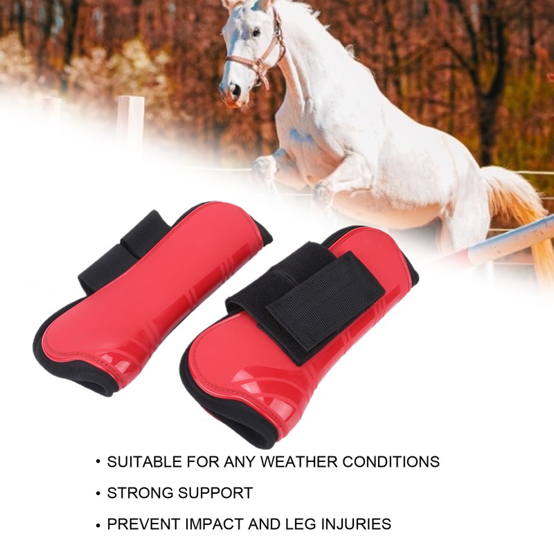 Horse Tendon Boots Horse Riding Fetlock Protectors PU Shell Horse