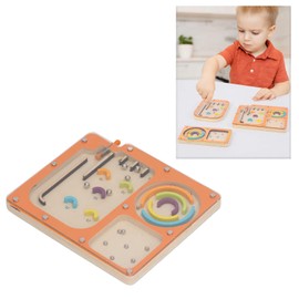 Handheld Pinball Game, Bright Color Early Learning Skill Development Pinball Maze Game for Home (L)