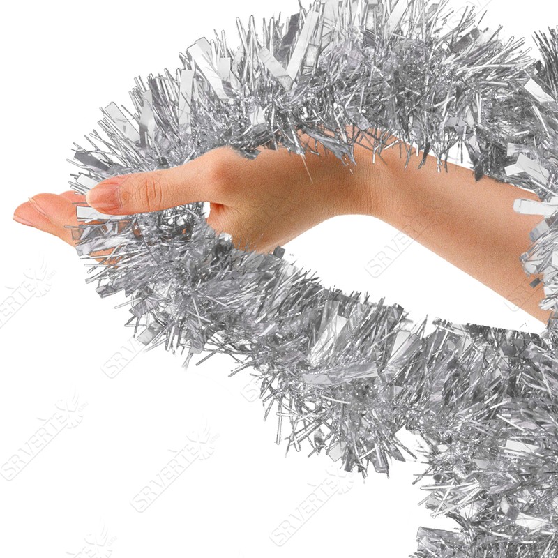 HOVUK® Pack of 3 Thick & Thin Tinsel Christmas Tree