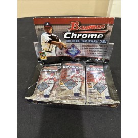 2001 Bowman Chrome Hobby Baseball Sealed (1) PACK From Box Pujols, Ichiro RC