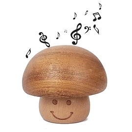 Caja de música con mecanismo de castillo en el cielo, linda mini seta tallada en madera vintage, regalo musical para cumpleaños, día de San Valentín, 