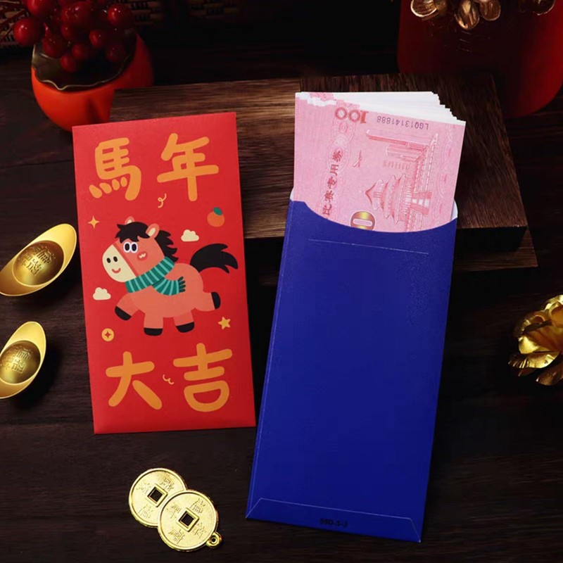 Red Envelopes Chinese New Year, 6 Patterns 36 Pcs Lunar