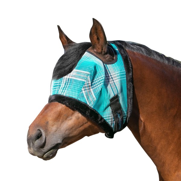 Kensington Fly Mask with Fleece Trim for Horses — Protects
