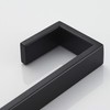 JunSun Matte Black Bath Towel Bar 24 Inch Bathroom Towel