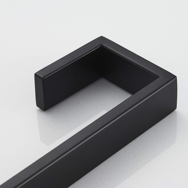 JunSun Matte Black Bath Towel Bar 24 Inch Bathroom Towel