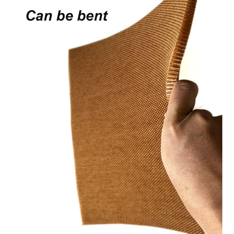 Diycoming 2pcs Aramid Honeycomb Core Sheet Panel 10mm Ultra-Lightweight for
