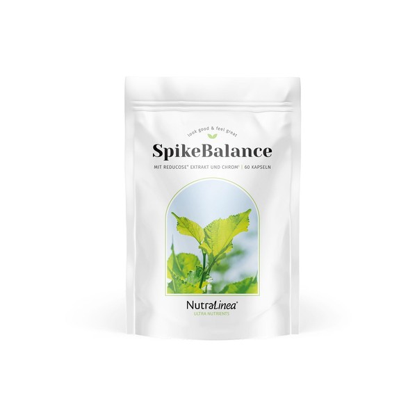 NutraLinea SpikeBalance Blutzucker-Kapseln aus Reducose® und Vitamin B12, 60 Kapseln
