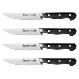 Cangshan TV2 Series 1022889 Swedish Sandvik 14C28N Steel Forged 4-Piece Steak Knife Set