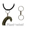 Plantswivel Hanging Basket Plant Swivel Hook Hanger 2 Pack, Silver