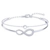 Hanaoops Bracelet for Women Infinity Love Symbol Bracelets 925 Sterling