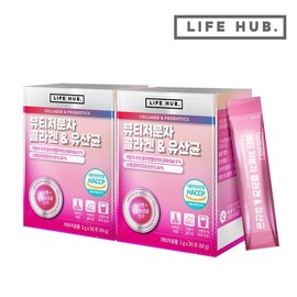 Life Hub Beauty Low Molecular Collagen Probiotics 2 Sets (2g x 60 packets) 2-Month Supply / 뷰티저분자 콜라겐 유산균 2세트 (2g x 60포) 2개월분