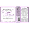 Sonoma Syrup Co. Lavender Infused Simple Syrup 12.7 fl oz