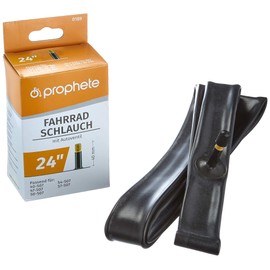 Prophete Bicycle Inner Tube with Prophets Bicycle Inner Tube 24 x 1.75/24 x 2.125 Inches (47/57 507) 0189 BLACK, L