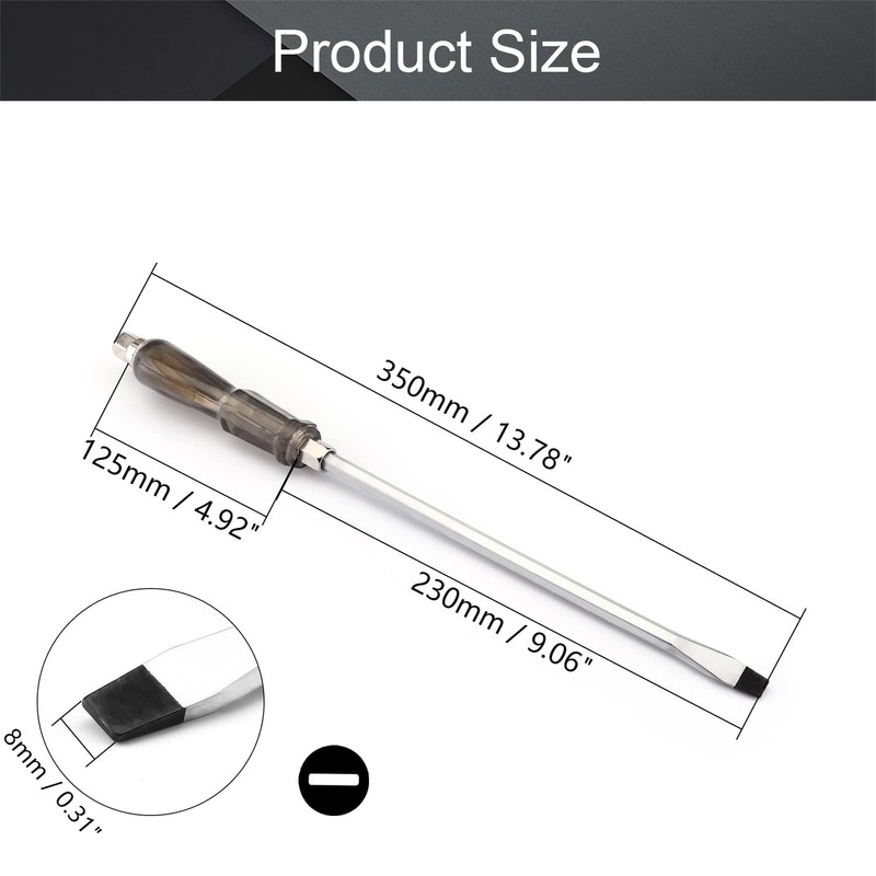 Utoolmart Slotted Impact Screwdriver 10 Inch Keystone Demolition Driver Magnetic