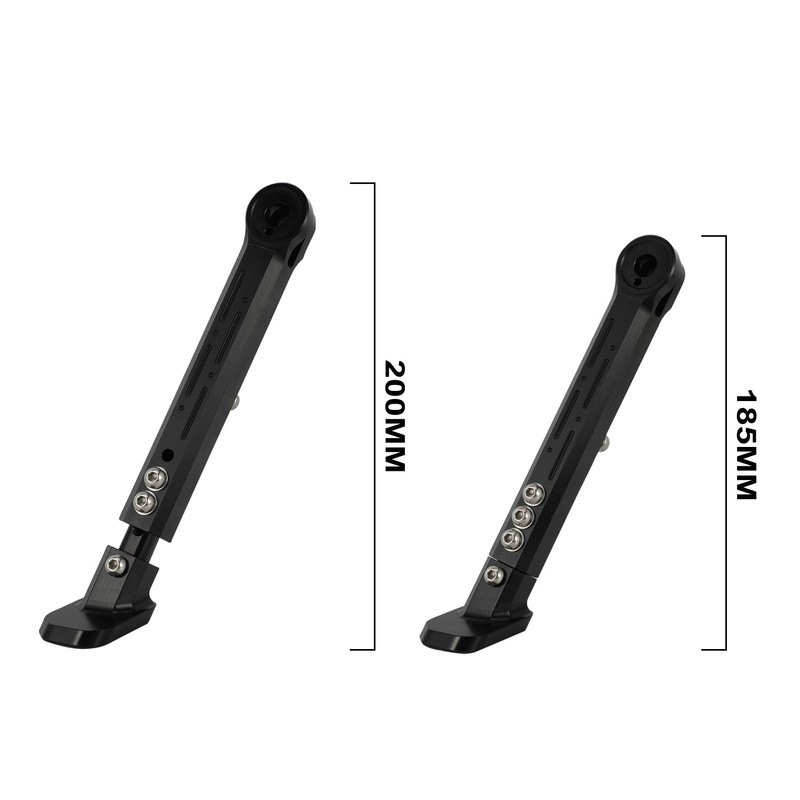 IUVWISN Motorcycle Kickstand Adjustable Kick Side Stand CNC for Grom