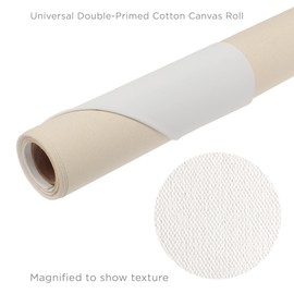 Creative Mark Universal Primed Cotton Canvas Rolls - All-Media Primed Cotton Canvas Rolls with Medium Tooth & Uniform Appearance - [Single - 72"]