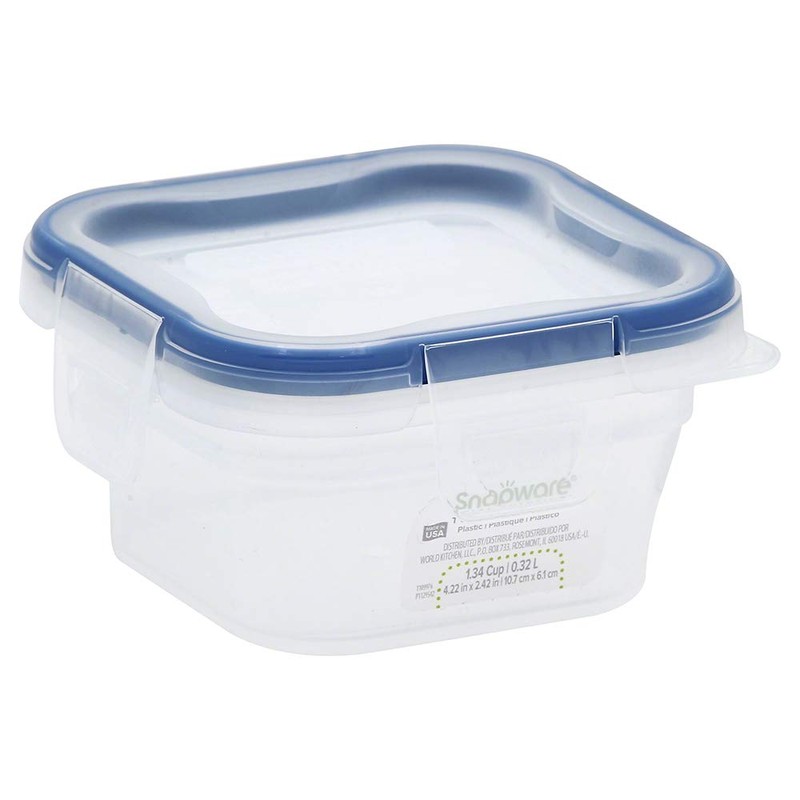 Snapware Total Solution Square Plastic Food Storage Set, 4pcs (2