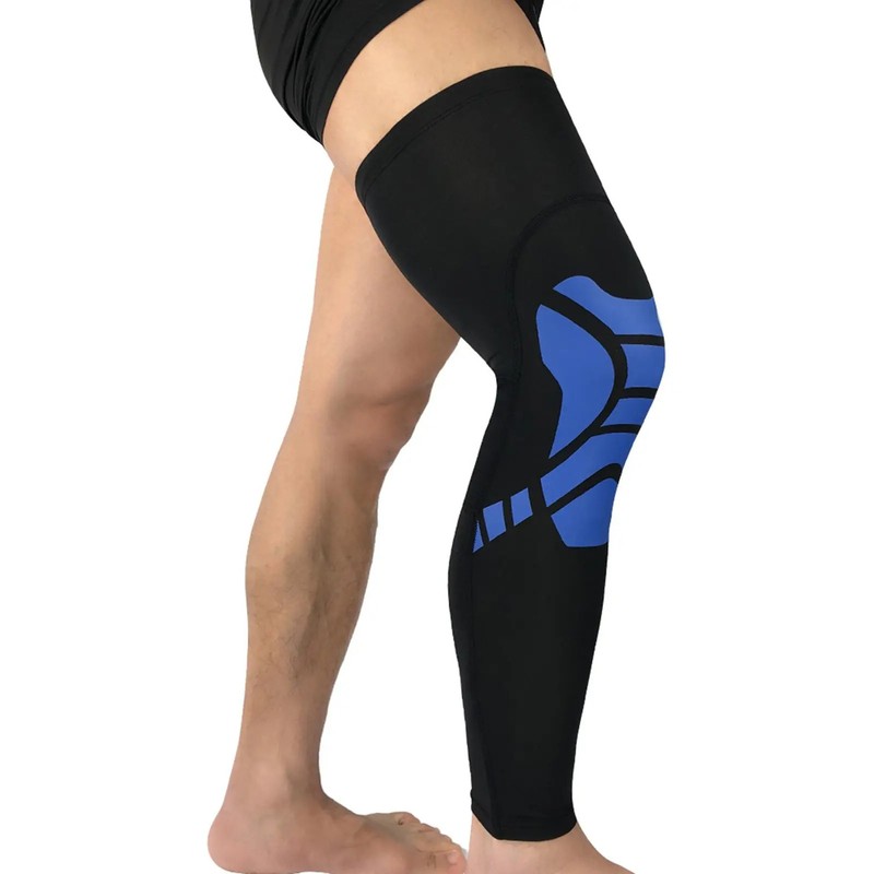2 Compression Springs Knee Stabilizers Black And Blue M