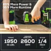 Greenworks 24V Brushless 1/4" Cordless Impact Driver, (2) 2.0Ah Batteries,