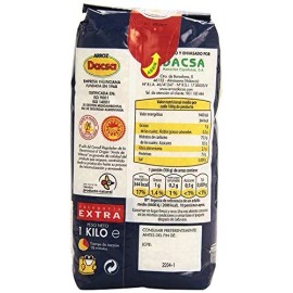Dacsa Arroz Rice Dacsa Round Rice D.o. Valencia - 2 Bags Of 2.2 Lbs