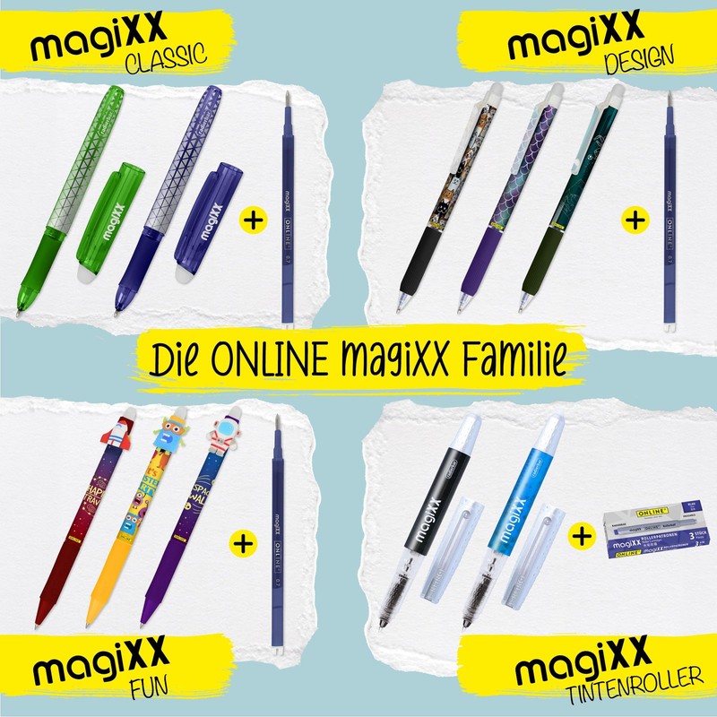 Online magiXX Erasable Rollerball Pen Mint I Rollerball Pen with