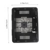 KOMBIUDA Quiet Laptop Cooling Pad Anti-Slip Design Portable Stand for