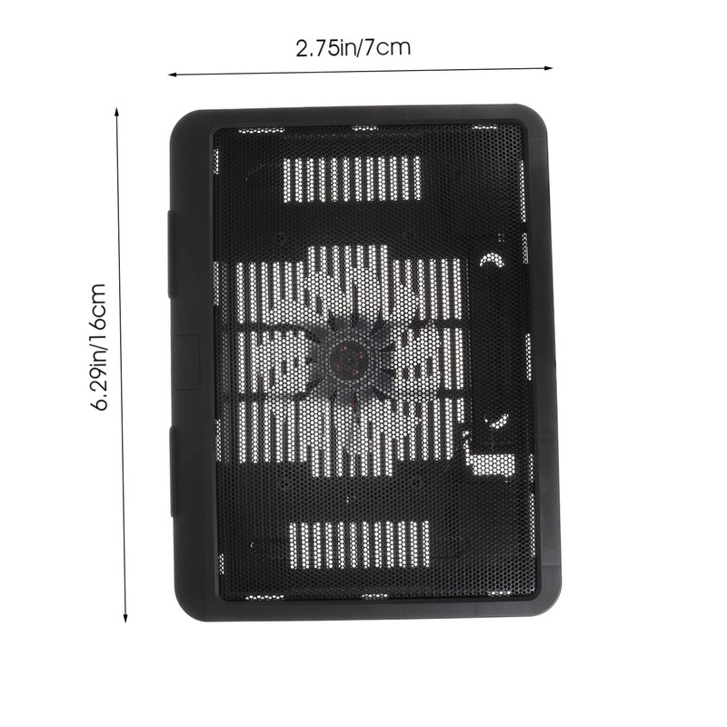KOMBIUDA Quiet Laptop Cooling Pad Anti-Slip Design Portable Stand for