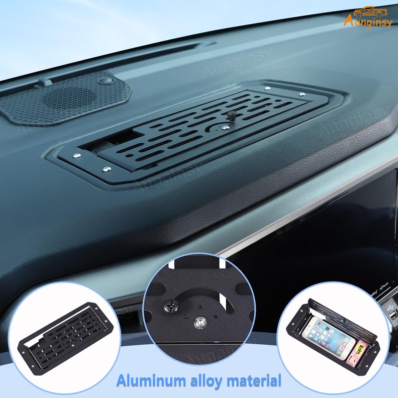 Aunginsy Center Console Dash Storage Tray Compatible with Toyota Tundra/Sequoia