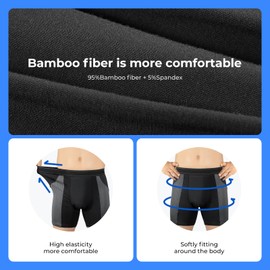 Incontinence Underwear for Men Washable 4 Pack Mens Incontinence Underwear for Bladder Leak Protection 80ML Reusable Leak Proof Underwear for Men, Medium