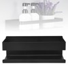 Single Tier Spice Rack 15kg Bearing Capacity Corrosion Resistant Black