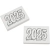 2 x 45mm 'Year 2025' Erasers/Rubbers (ER00046741)
