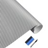LZLRUN 3D Carbon Fiber Vinyl Wrap Roll with Air Release